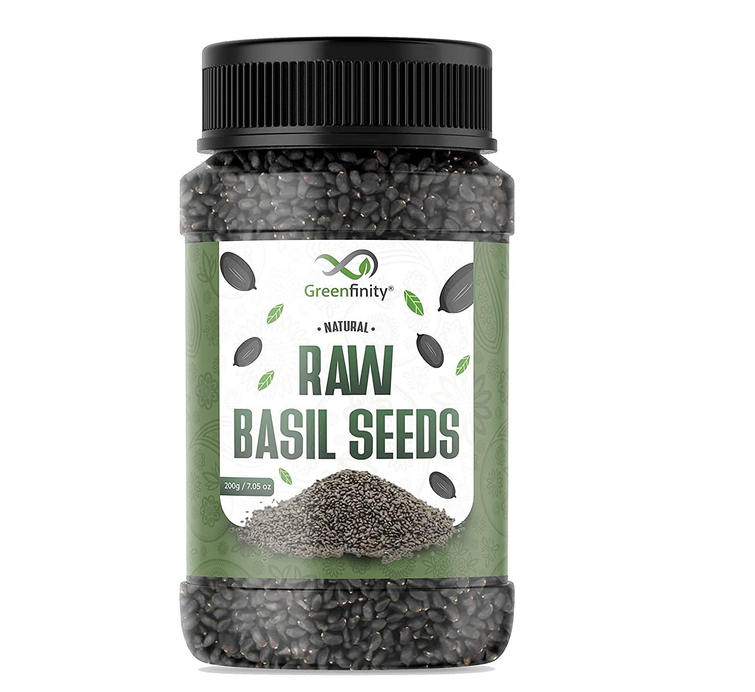 GreenFinity 100% Hygienic Raw sabja Basil Seeds (200 Gram) Pack of 1 (B0BWYKQ3VN) Amazon Price History, Amazon Price Tracker