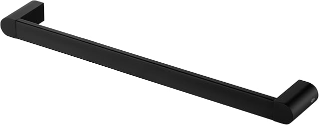 Bisk 02966 Futura Finished Towel Rail, 46 x 49 x 7 x 3 cm, Black