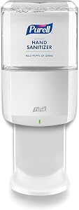 PURELL Hand Sanitizer ES6 Dispenser, White - Dispenser for ES6 Hand Sanitizer 1200mL Refills- 6420-01