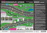  Verkehrsübungsplatz Autobahn: Übungs- und Erklärungstafel für Verkehrssituationen auf Autobahnen