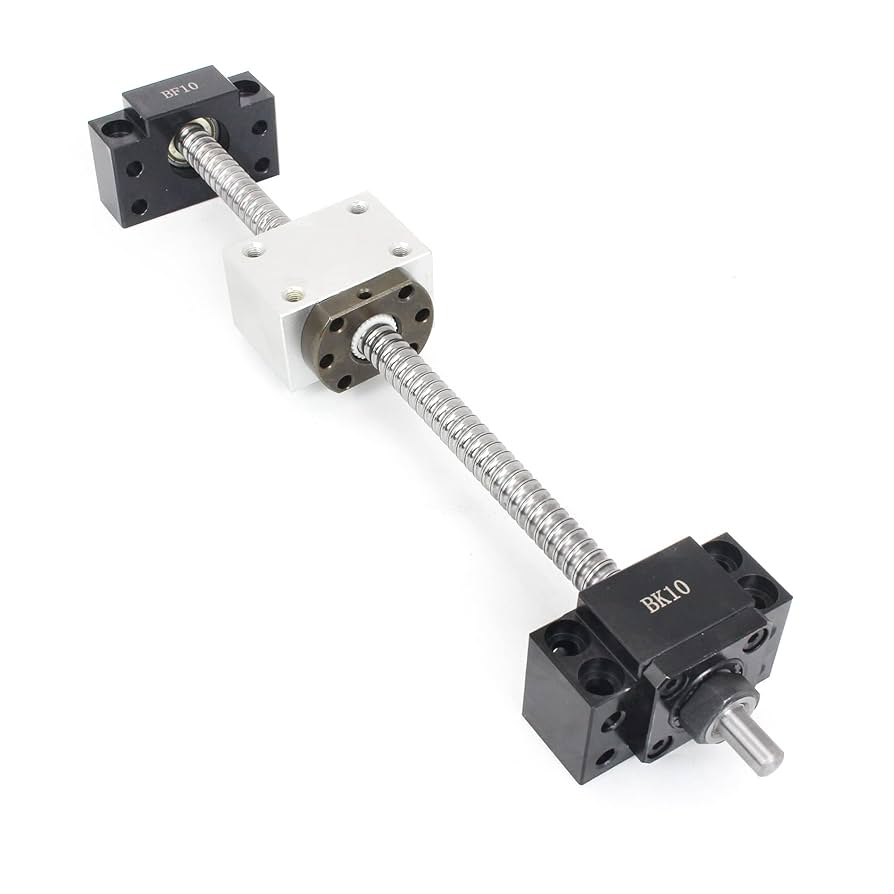 Cnc Ball Screw Sfu1204 Specs 12mm Ball Screw Kit (300mm Length, 4mm Lead) - CNC Machine Part With Anti-Backlash Nut Ball Screw Dimensions Cap Hidden