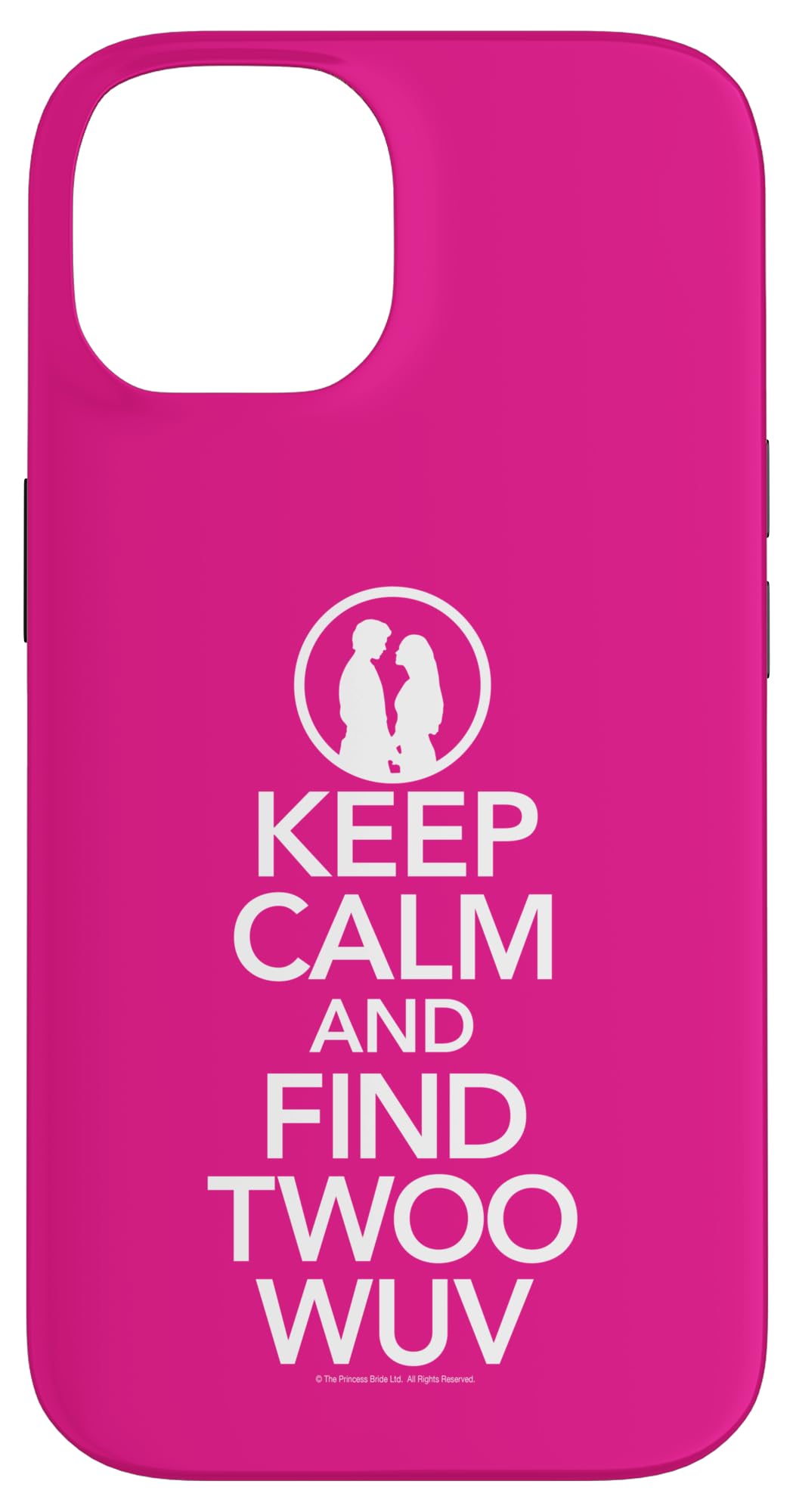 Coque iPhone 14 Princess Bride évite rayures style Twoo Wuv - 4