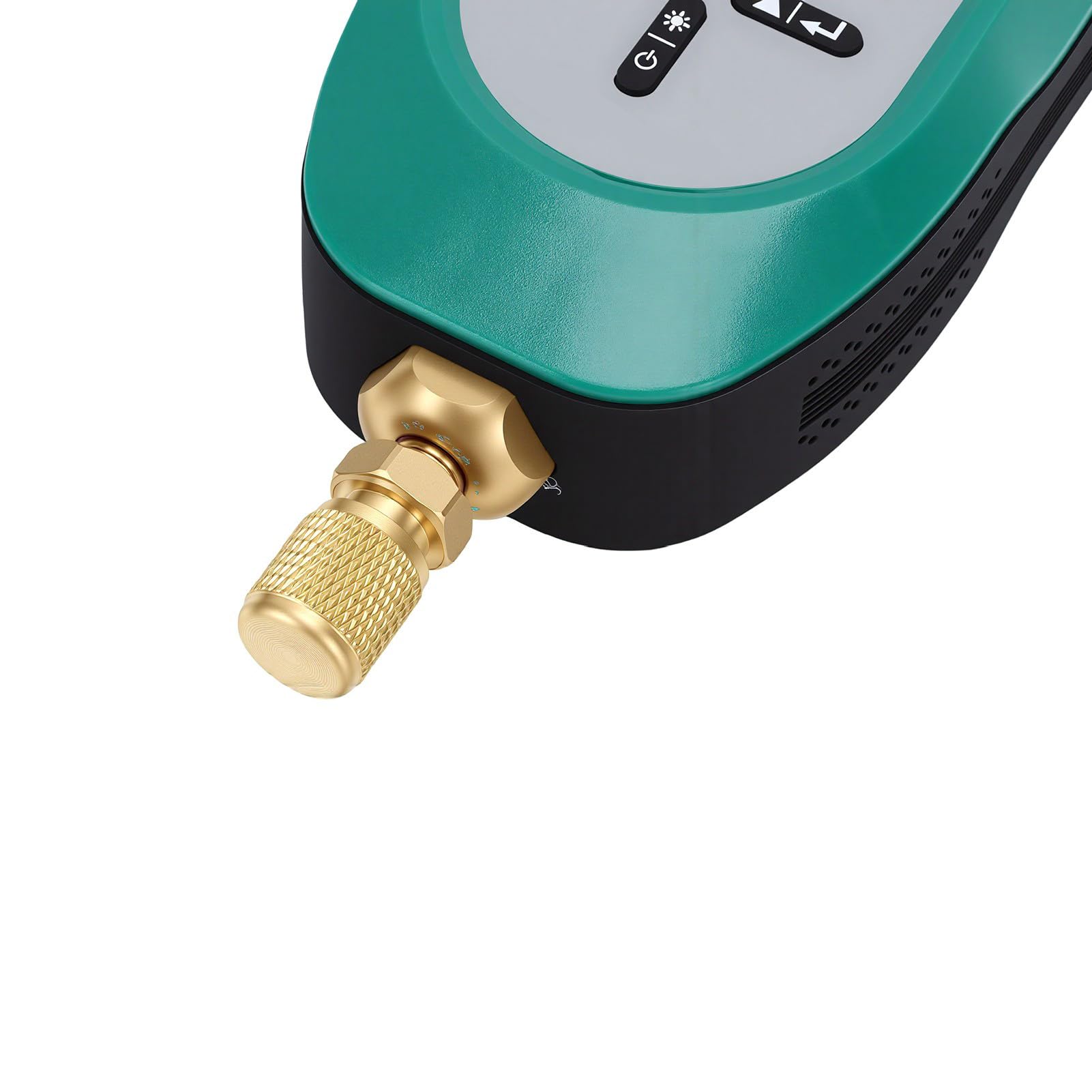 GOWENIC Cyfrowy Wakuometr 0-75000 Mikronów, Interfejs 1/4 SAE i 7/16-20UNF, Mikronowy Tester Próżni HVAC z Podświetlanym Wyświetlaczem do Dynamicznego Monitorowania Systemu