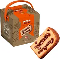Panetone Alpino Chocolate Trufado 880g Brasil Cacau