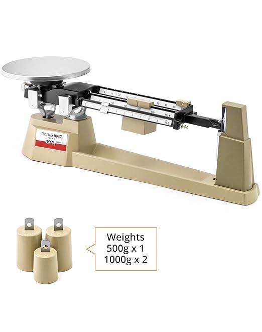Balanza Mecánica Triple Haz QWORK 2610g/0.1g miniatura 8