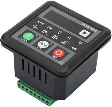 Boquite Generator Controller, DC20D MKII Electronic Module Control Panel for Engine or Generator