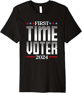 First Time Voter Presidential Election USA 2024 New Voter Premium T-Shirt