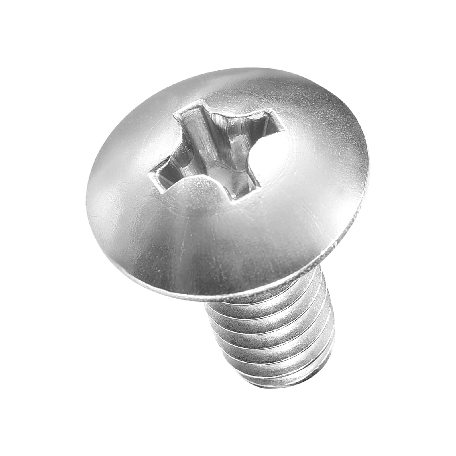 METALLIXITY Machine Screws Phillips Head(1/4"-20x1/2") 10Pcs, 304 Stainless Steel Round Head Phillips Drive Furniture Bolts - for Woodworking & Furniture Assembly, Silver โ image 1