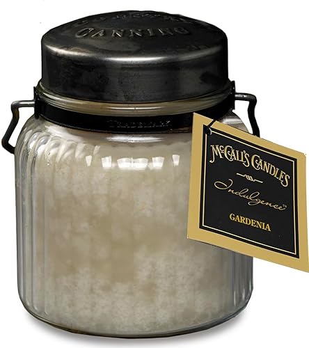 Vista 108 de McCall's Candles Manzanas y calabazas Vela perfumada de 18 onzas Colección Indulgence Doble mecha Tarro ranurado Vertido en Estados