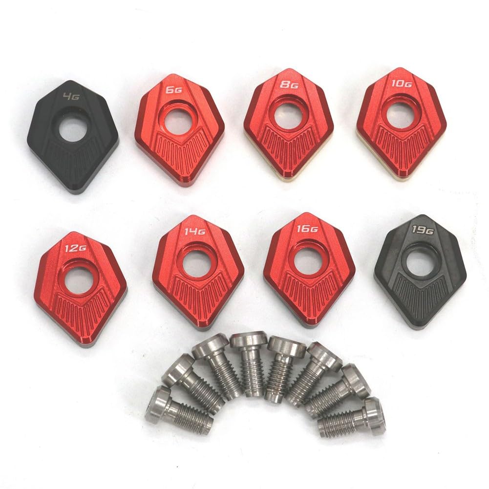 Vibsky Alloy Weight Screw Cobra King SZ Speedzone Driver Heads, 4g 6g 8g 10g 12g 14g 16g 19g, for Black Red Club Parts