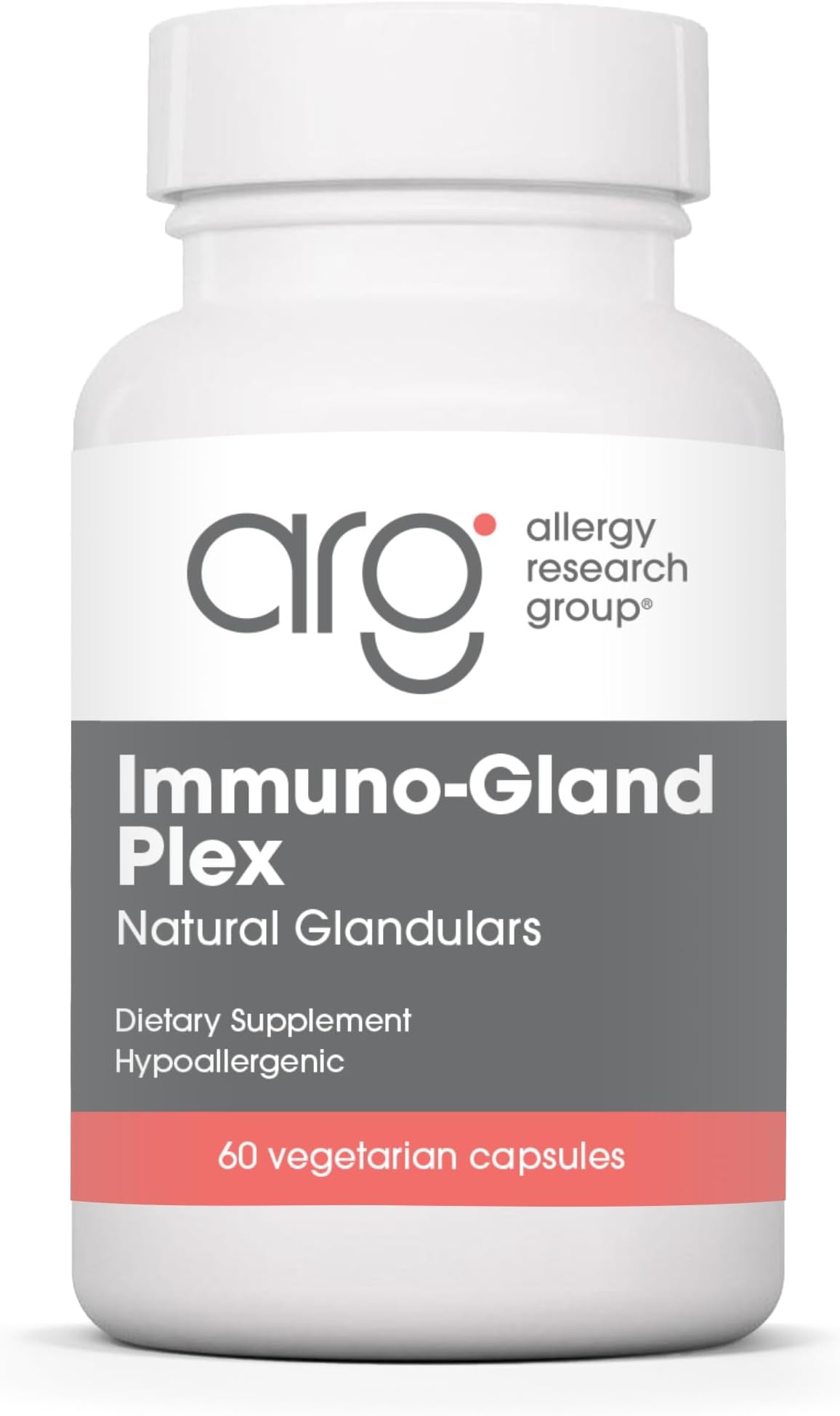 ARG Immuno-Gland Plex - Multi-Organ Glandular Blend - Immune Health & Vitality Support - Freeze-Dried Vegetarian Capsules - Hypoallergenic Formula - 60 Servings - 60 Capsules