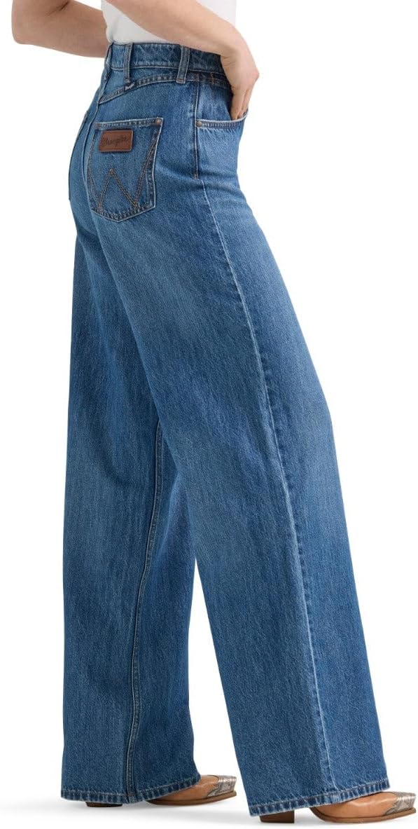 Wrangler Womens Yvette High Rise Wide Leg Jean - Image 6