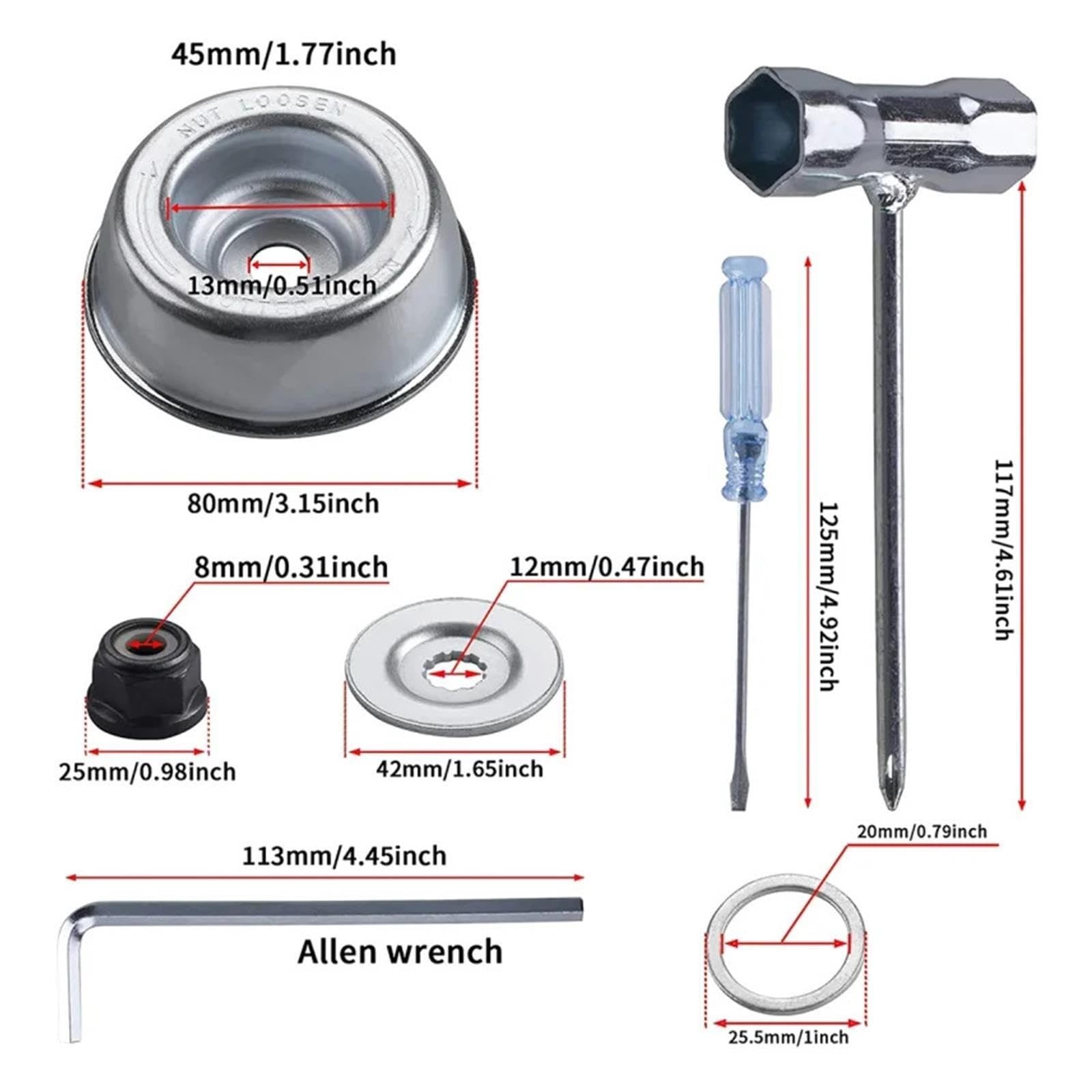 Cuchilla Cortadora De Cepillo De 3 Dientes, 255mm/10 Pulgadas De Diámetro, Deshierbe, Cortadora De Cuchillas, Accesorios De Repuesto para Cortacésped
