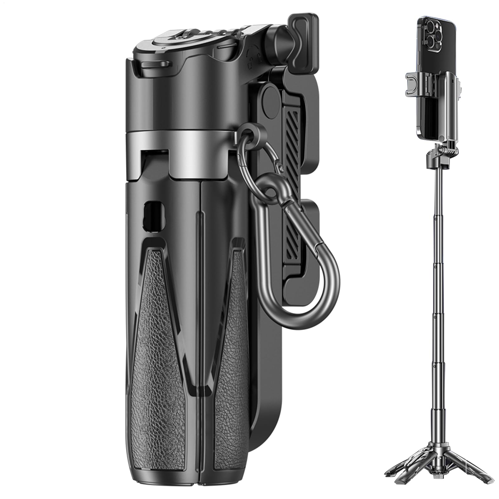Trépied de poche portable pour selfie et vlogging avec télécommande - 8