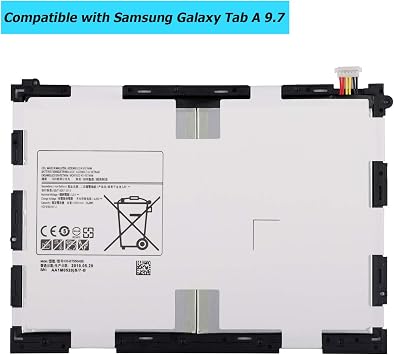 EB-BT550ABE EB-BT550ABA Replacement Battery with Galaxy Tab A 9.7 SM-P550,SM-T550,SM-T555,SM-P350 with Toolkit