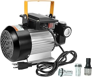 110V AC 550W Self Priming Electric Transfer Pump, 60L/min Oil Transfer Pump Fuel Diesel