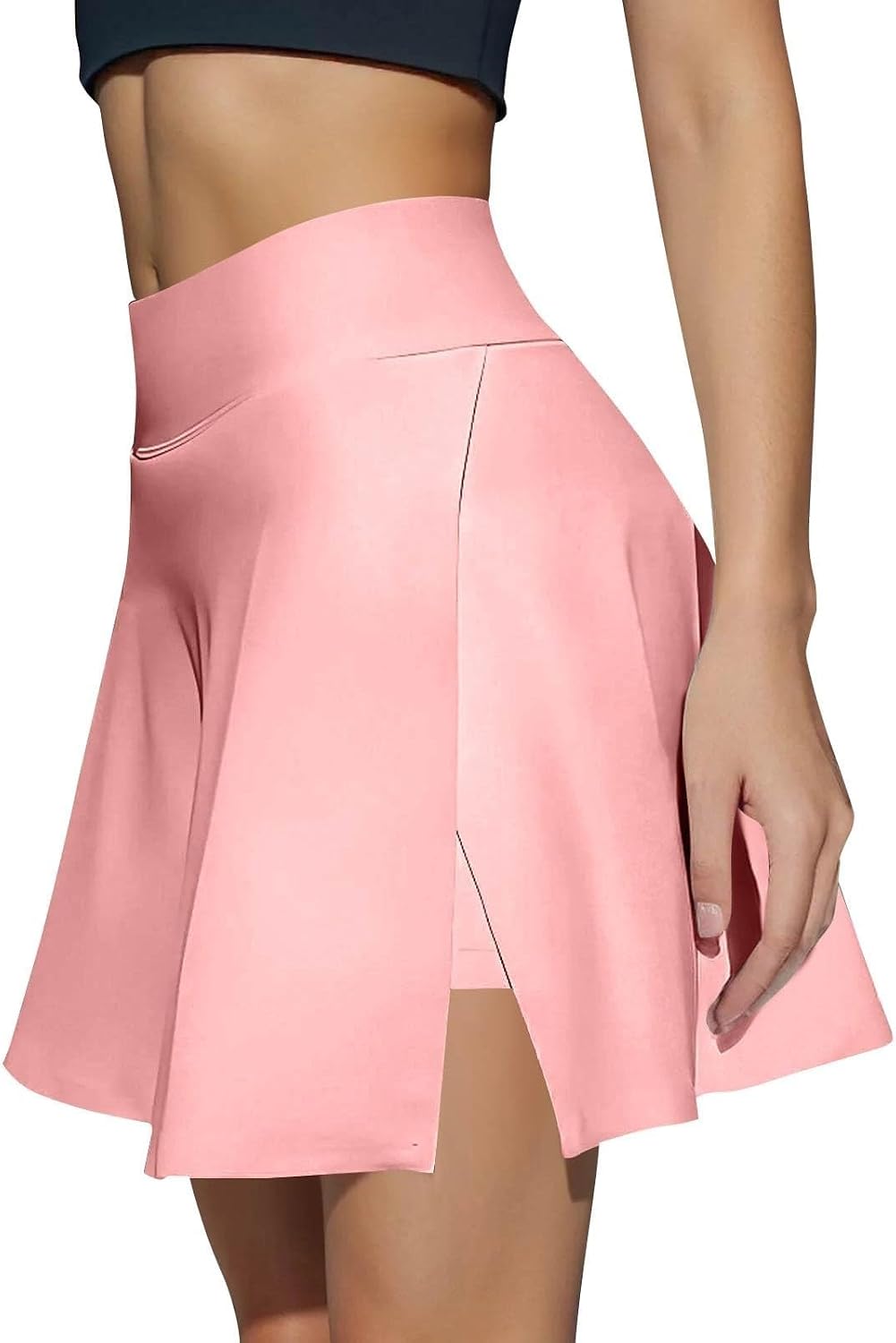 Womens Tennis Skirt High Waisted Pleated Golf Skirts Casual Summer Flowy Athletic Skorts with Built-in Shorts 2 in 1