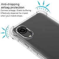 Vista 7 de Osophter Funda para Galaxy A03 Core con 2 protectores de pantalla transparente esquinas reforzadas TPU absorción de golpes flexible para Samsung
