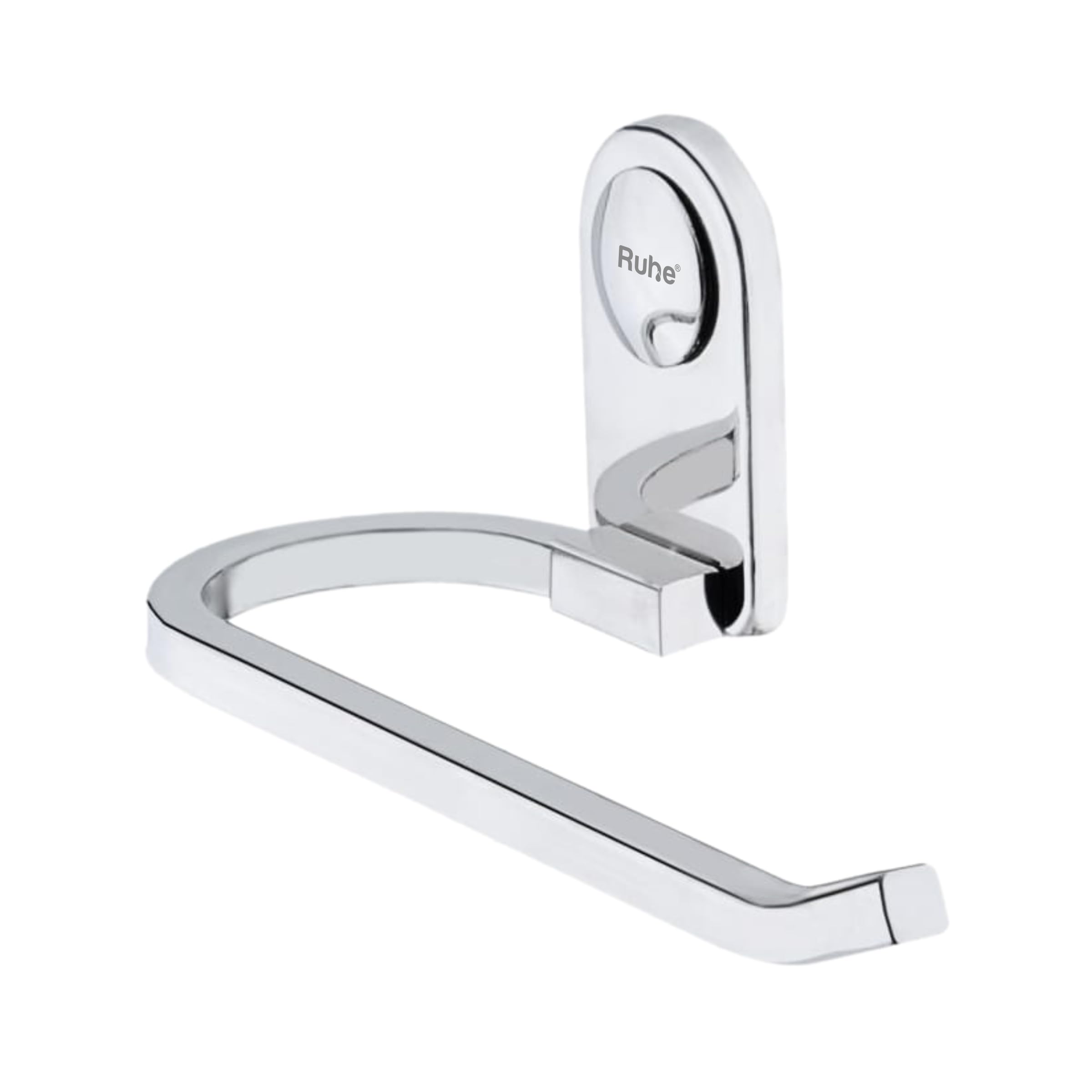 Ruhe Moon Wall Mounted Napkin Ring | Premium Grade Stainless Steel| Towel Holder | Bathroom Accessories | Towel Hanger for Bathroom, Kitchen & Wah Basin |Pack of 1 (Chrome Finish)-picture-24