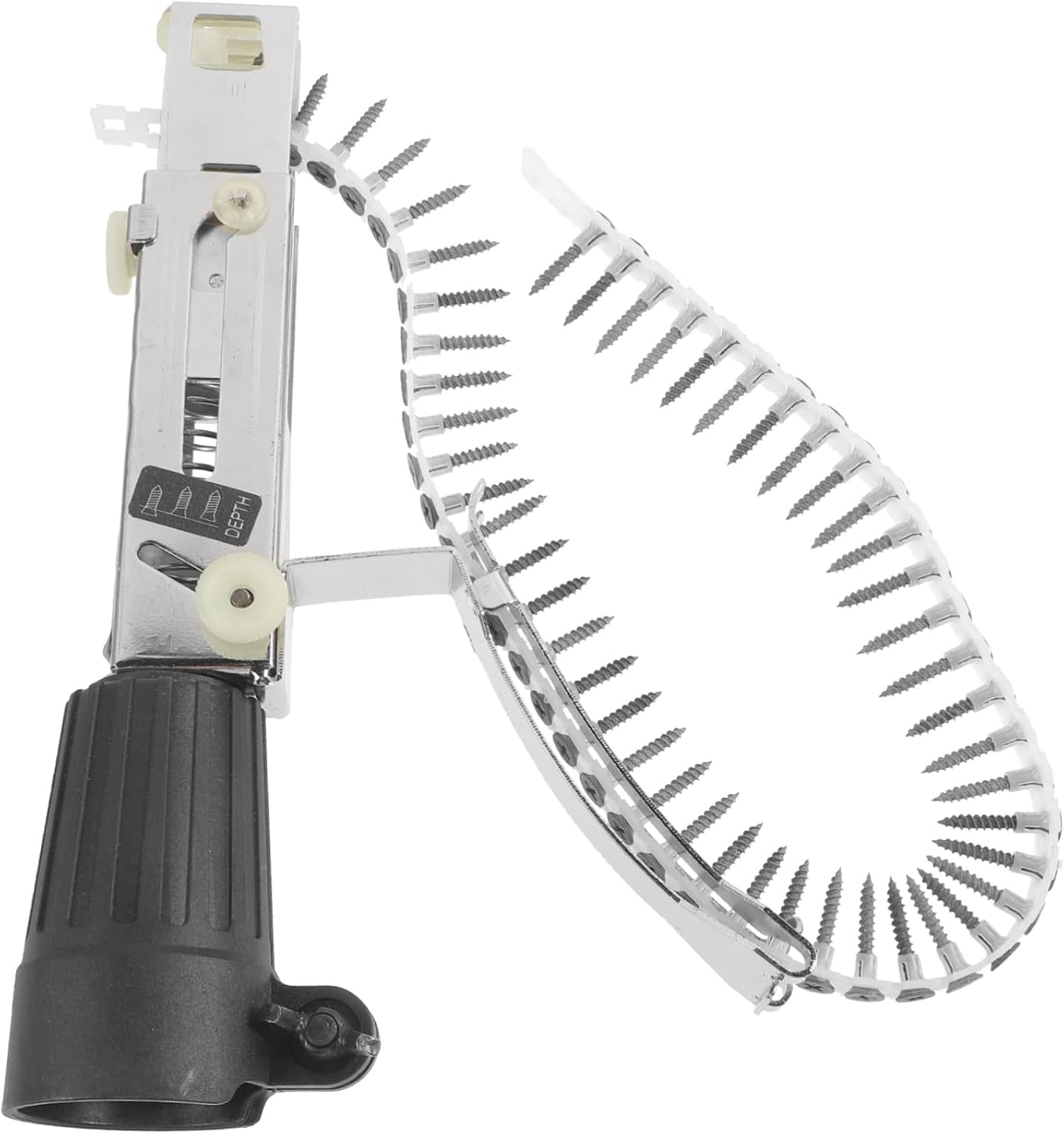 Automatic Electric Chain Nail Machine with Adapter Lightweight Portable Tool for Ceiling Installation Partition and Cabinet Assembly Durable Construction