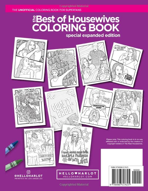 Best of Housewives Coloring Book