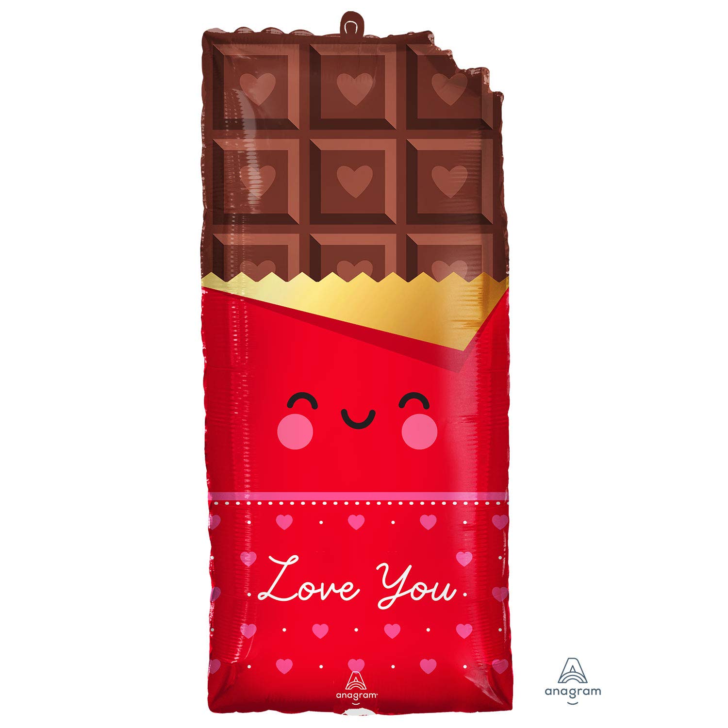 Amscan 4232701 S/Shape: Chocolate Love, Brown, Large - Image 2