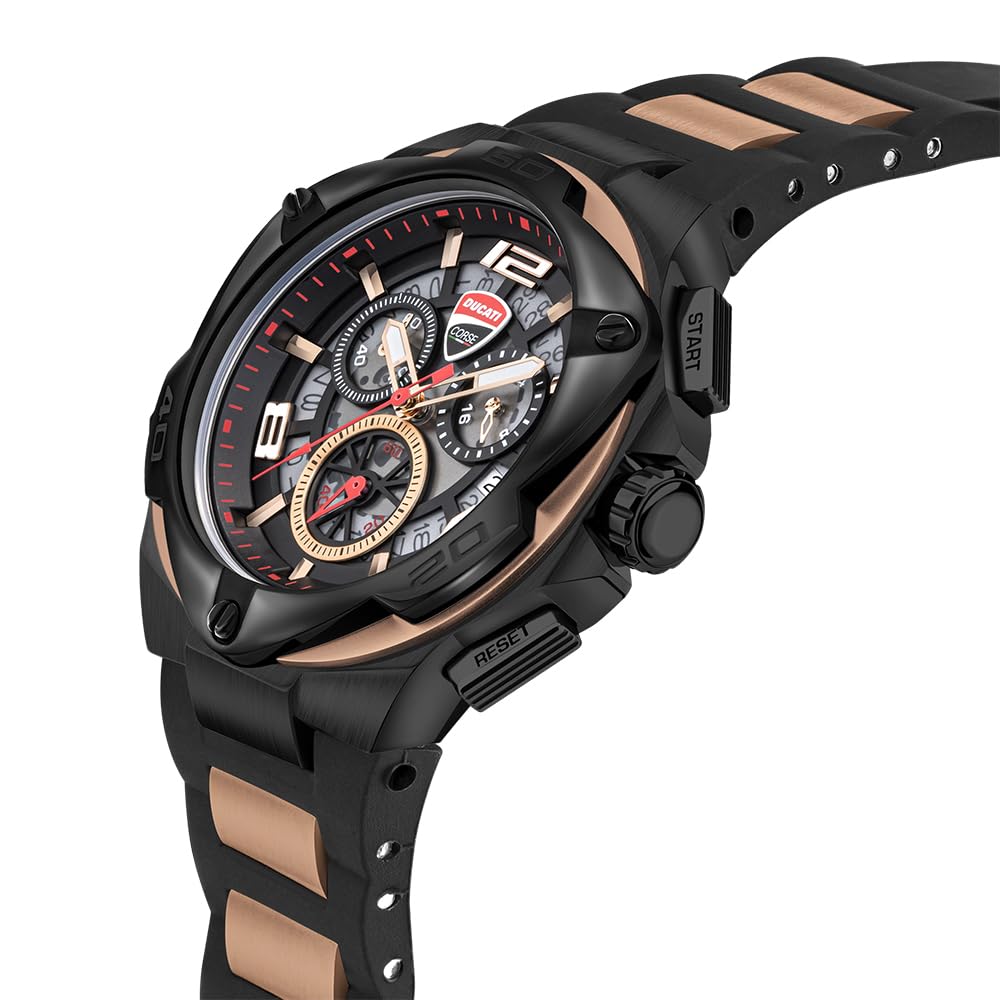 t*o様 DUCATI CORSE 腕時計 Amazon.com: Ducati Corse Motore Chronograph Watch for Men