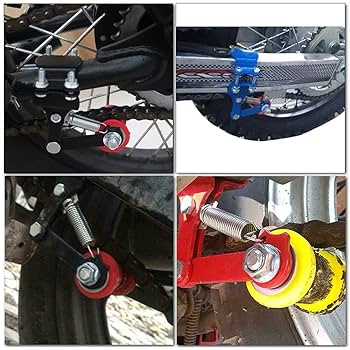 Motorcycle Chain Tensioner Aluminum Chain Universal Motorcycle Chain Adjuster Automatic Elastic Adjustment Chain Guide Gear I.1003070077