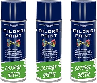 Dead Plant Reviver Aerosol Paint Green Foliage - Gives Dead Shrubs, Hedges, Boxes a Second Life (3, Country Cottage Green)