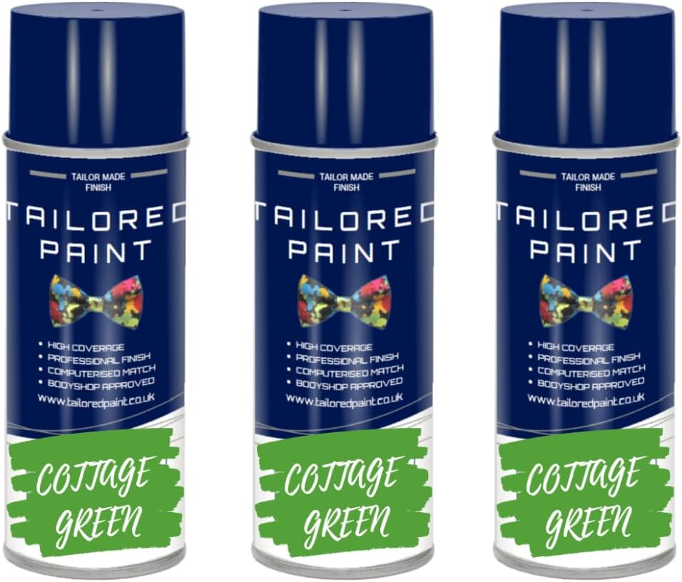 Dead Plant Reviver Aerosol Paint Green Foliage - Gives Dead Shrubs, Hedges, Boxes a Second Life (3, Country Cottage Green)