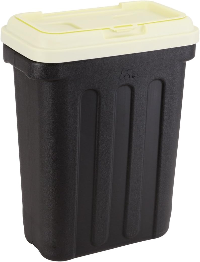 Maelson Dry Box Storage Container Feed Bin Ivory/Black 20 kg