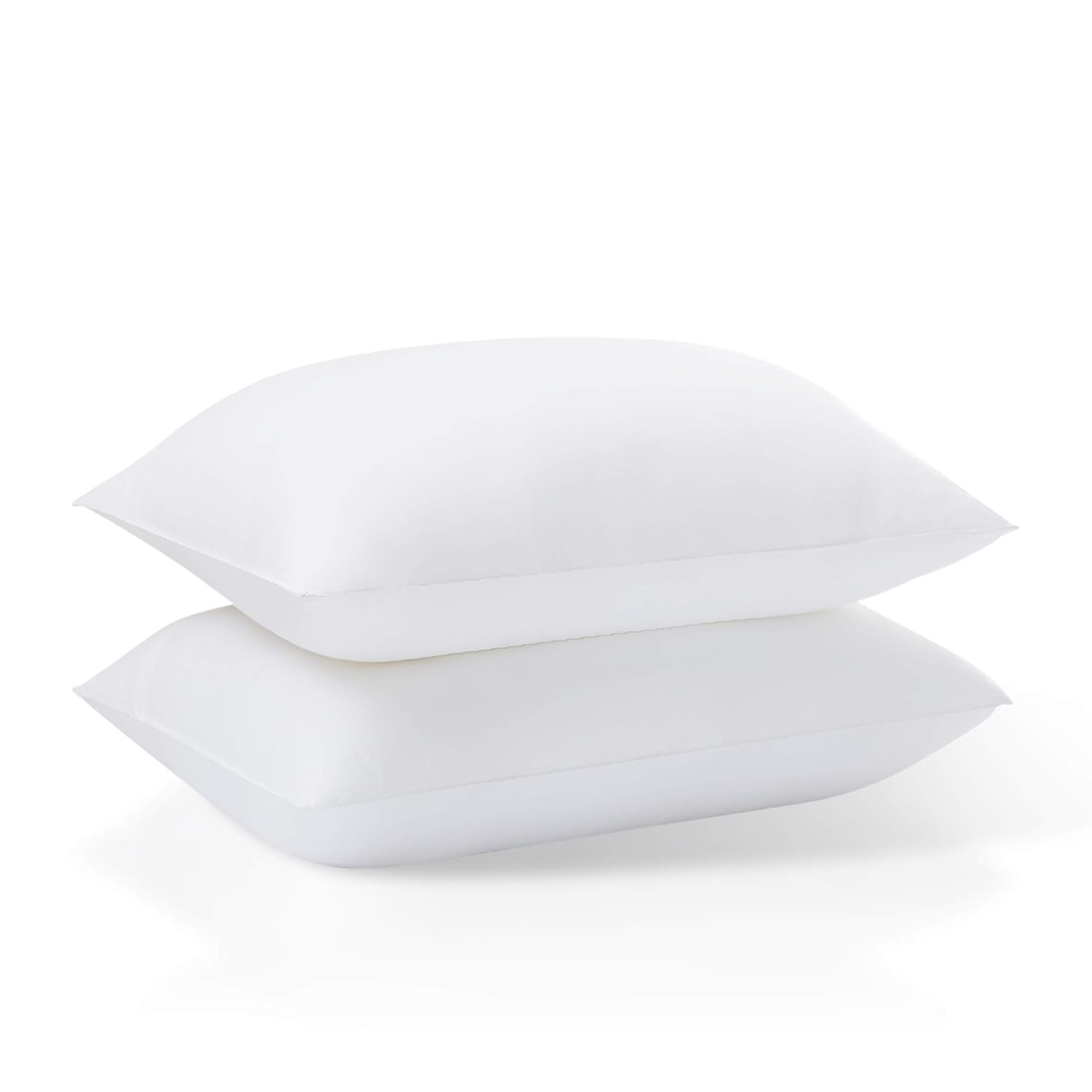 Acanva Basic Bed Pillow Soft Rest Cushion Stuffer for Sleeping Standard White 2 Count