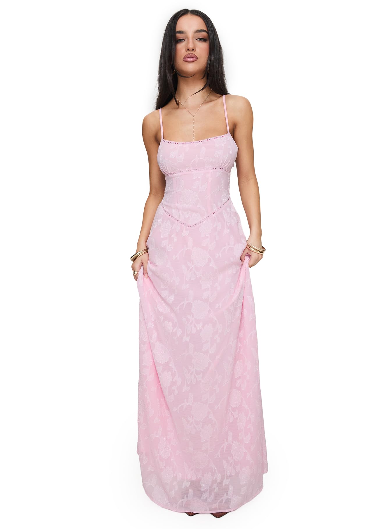 Princess Polly Women's South of France Maxi Dress