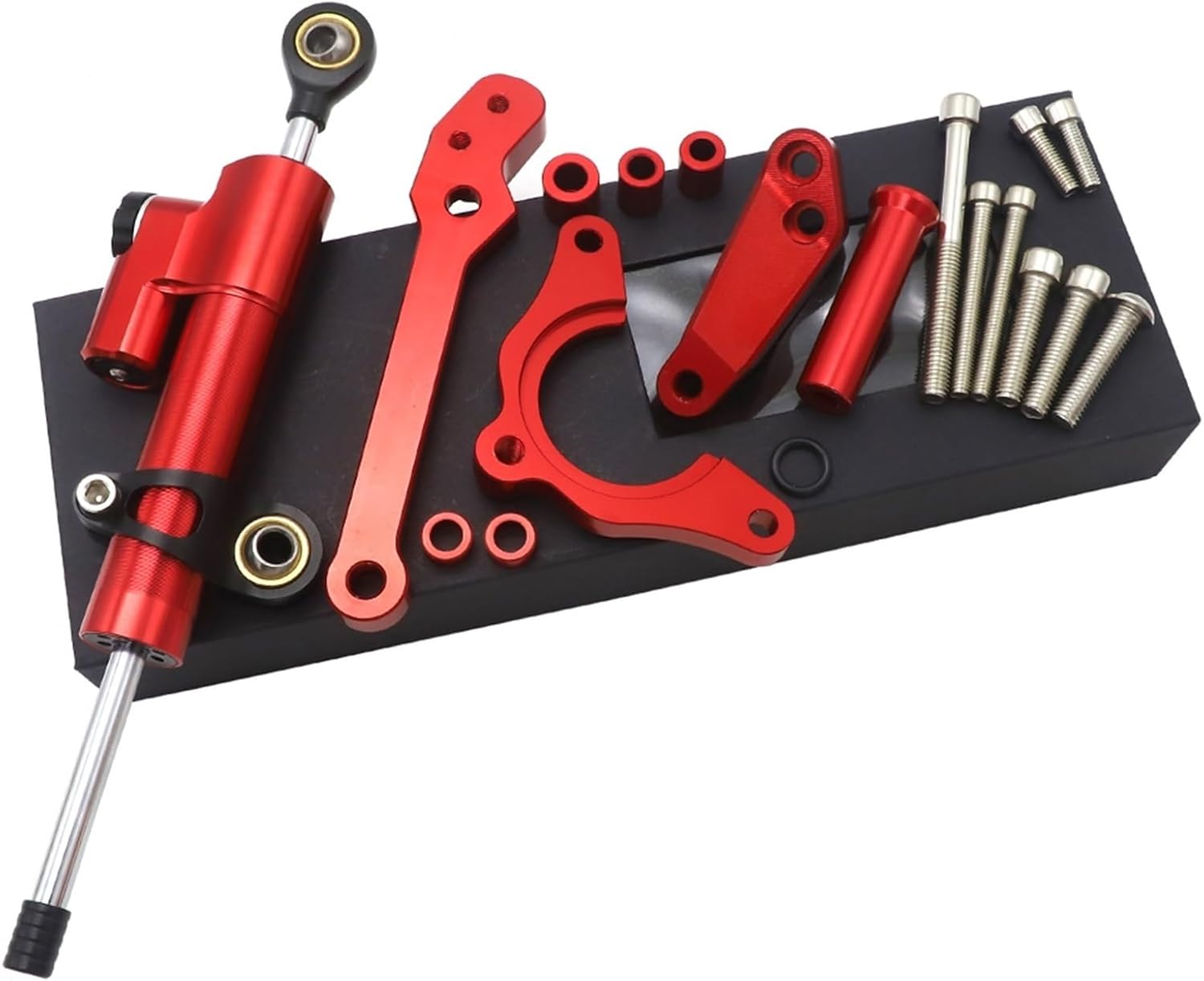 EZZON For Kawasaki Z900 Z 900 Motorcycles Accessories CNC Motorcycle Stabilize Steering Damper Bracket Mounting Kit Support(A)