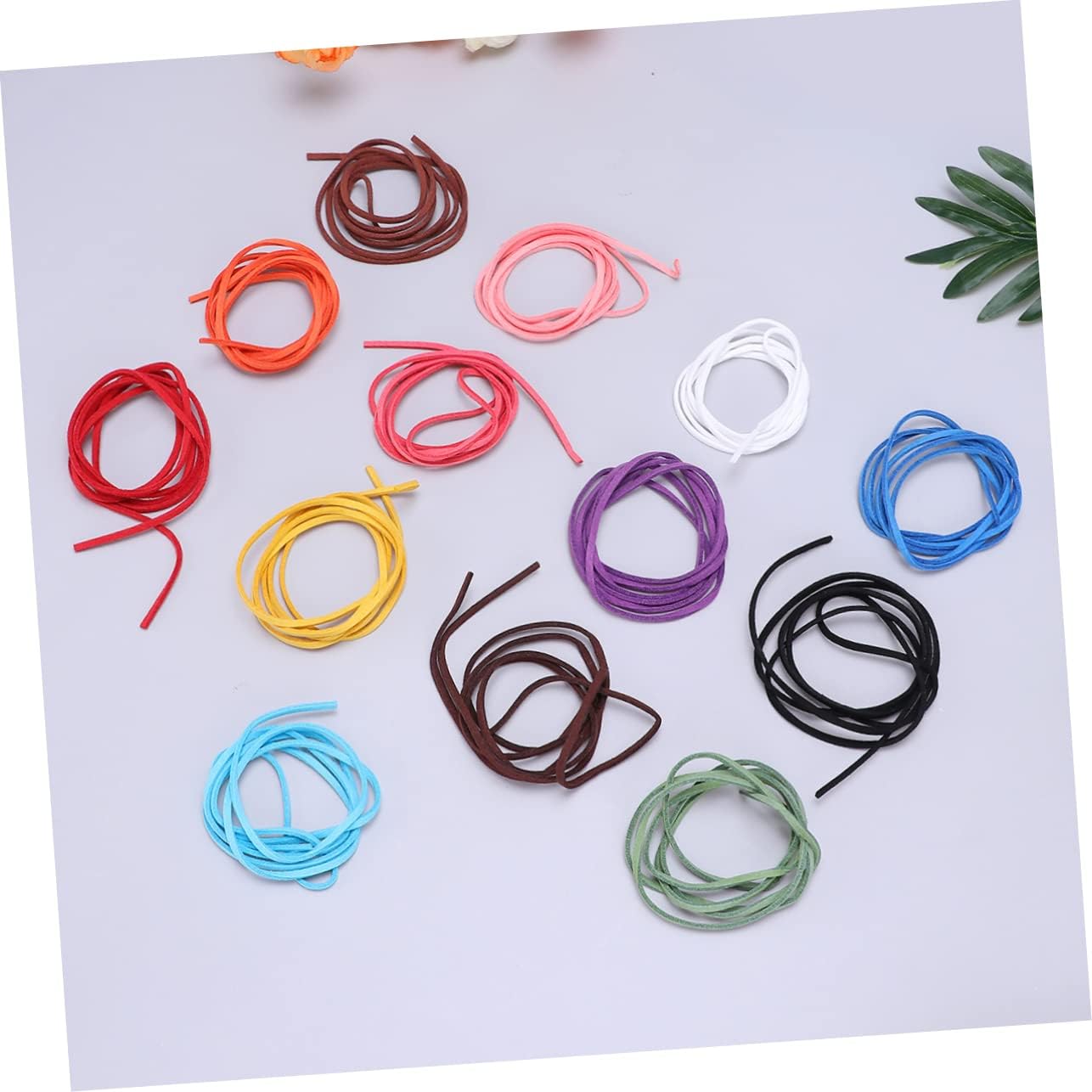 20pcs Handmade Jewelry Accessories Twine Rope Bracelet Making Kit Stringing Beads Leather Cords Jewelry Making Supplies