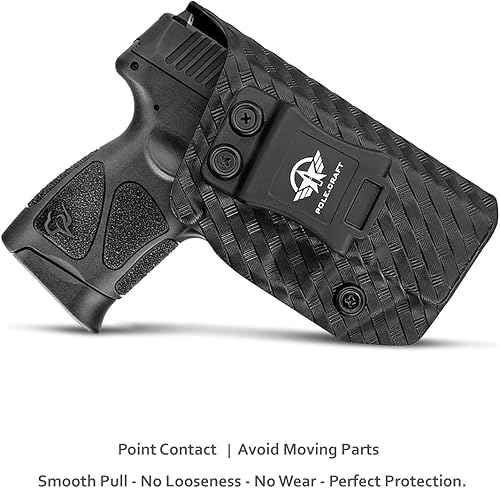 Vista 66 de Funda Taurus G3C G2C IWB Kydex Holster Taurus G3C / G2C / G2S / PT111 / PT140 0.354 in/.40 - Cintura interior oculta Taurus G3C / G2C / G2S / PT111