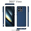 Pikkme Back Cover Camera Protection Shockproof Soft Matte Silicone Back Case for Poco F6 Pro 5G (Blue) gallery image