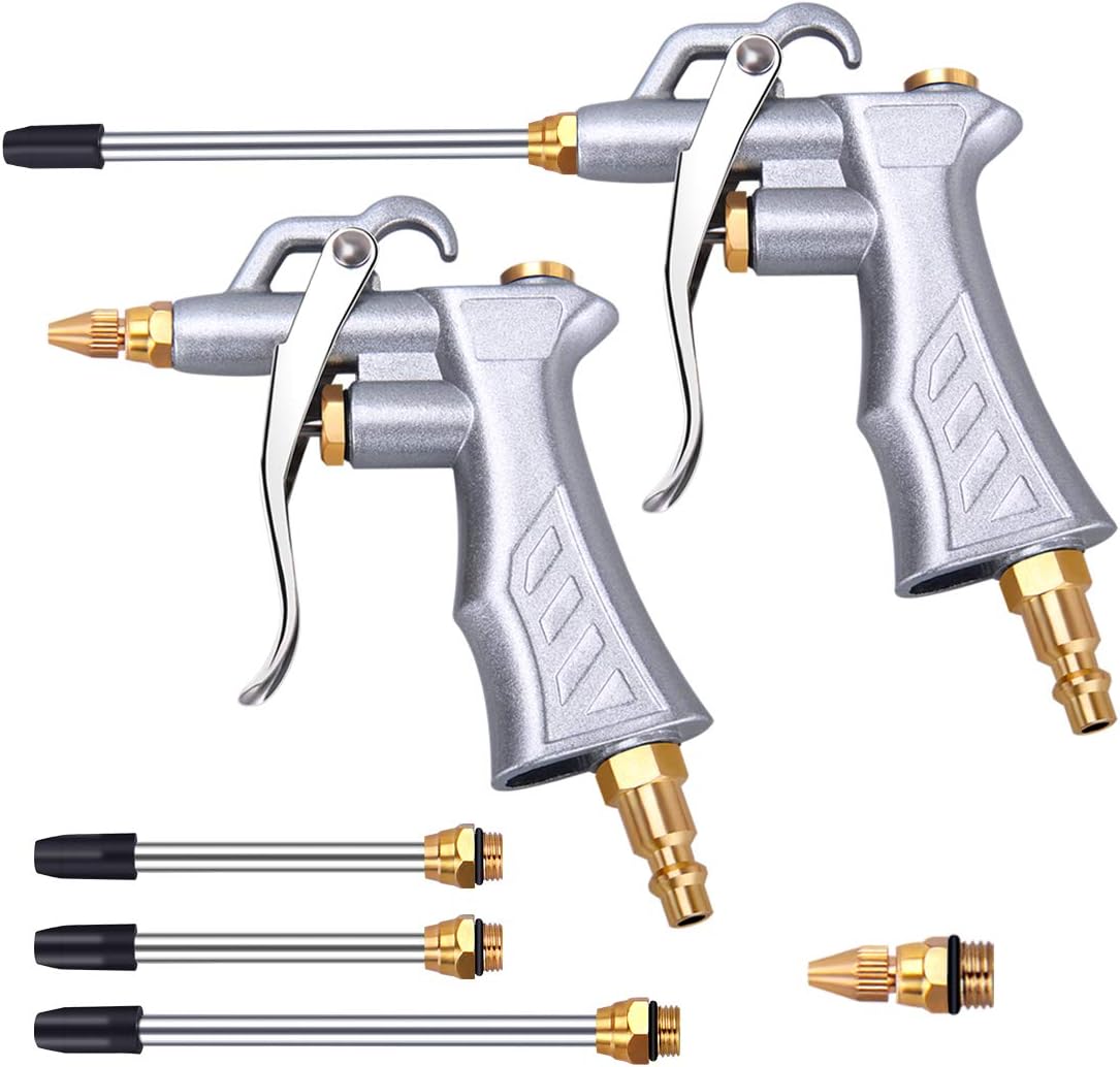 Air Blow Gun with Brass Adjustable Air Flow Nozzle