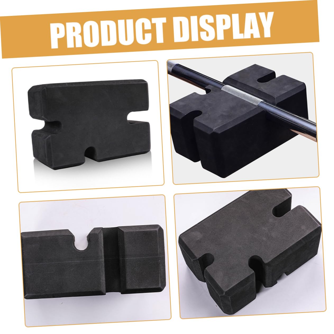 GALPADA 2pcs Bench Shooters Block for Strength Training Abdominal Machine Chest Exercise Equipment for Home Gym Setup