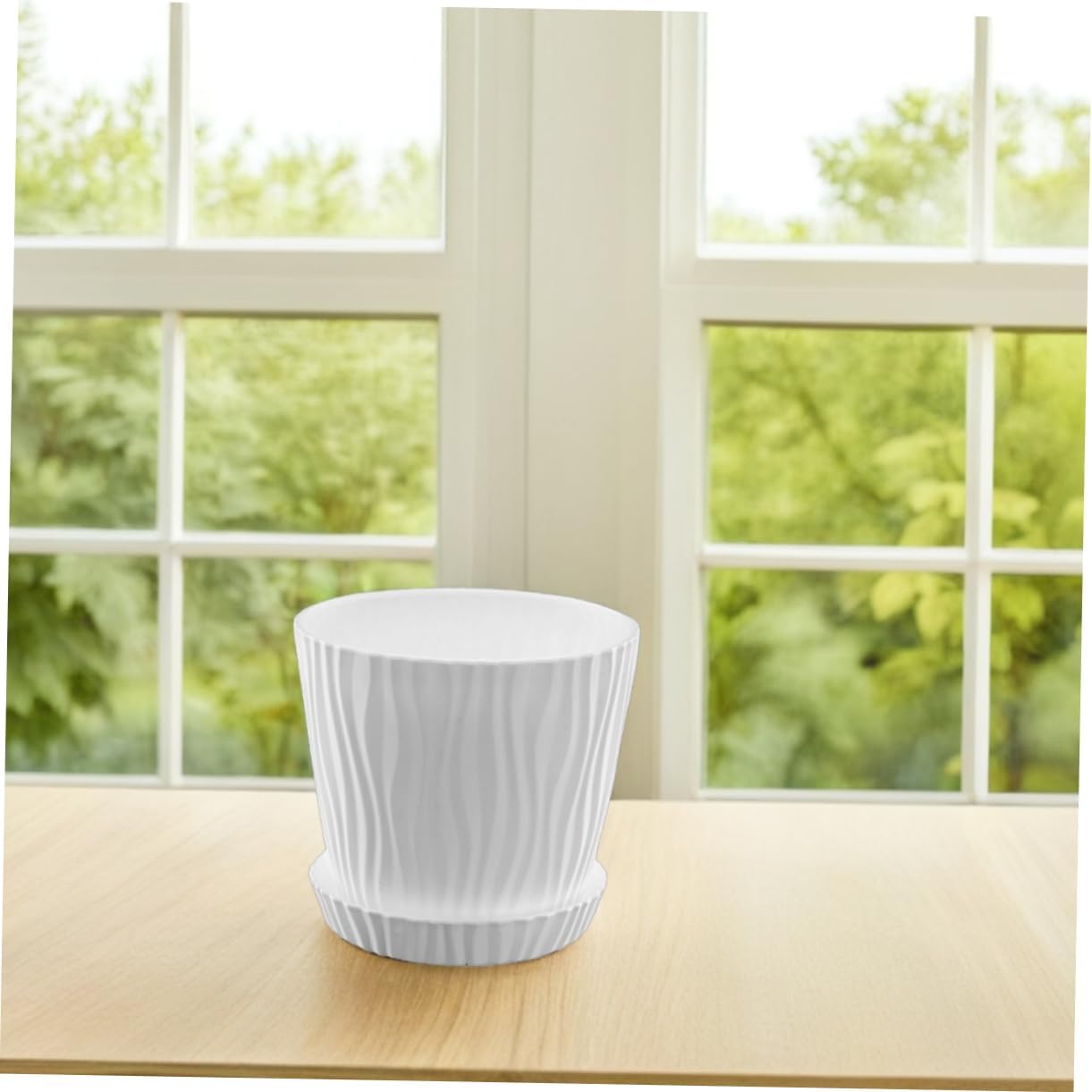 6pcs Decorative Flower Pots Planters for Succulents Indoor Outdoor Garden Pots Balcony Planter Elegant Decorative Plant Containers