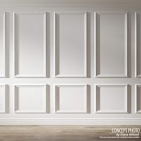 Vista 4 de Ekena Millwork PNL20X20AS-01 - Panel de pared wainscot clásico moldeado Ashford de 20 pulgadas de ancho x 20 pulgadas de alto x 1/2 pulgadas