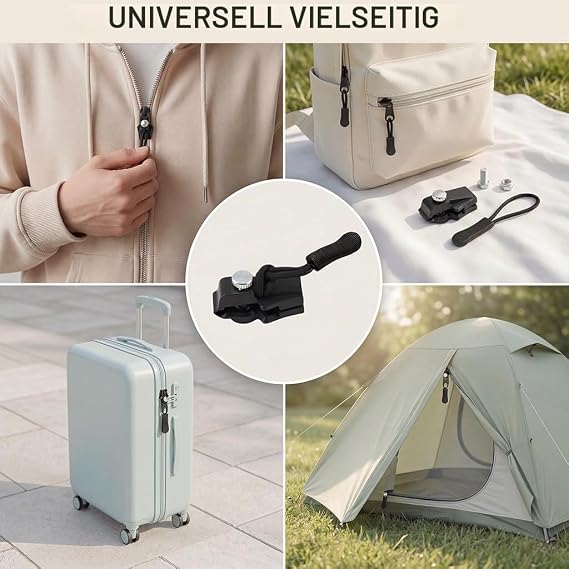 Universal Zip Repair Set for #3#5#8 Zip Slider Replacement Universal Non-Slip Repair Kit Instant Aid Slider for Jackets Bags Backpacks Clothing Suitcase Pack of 12