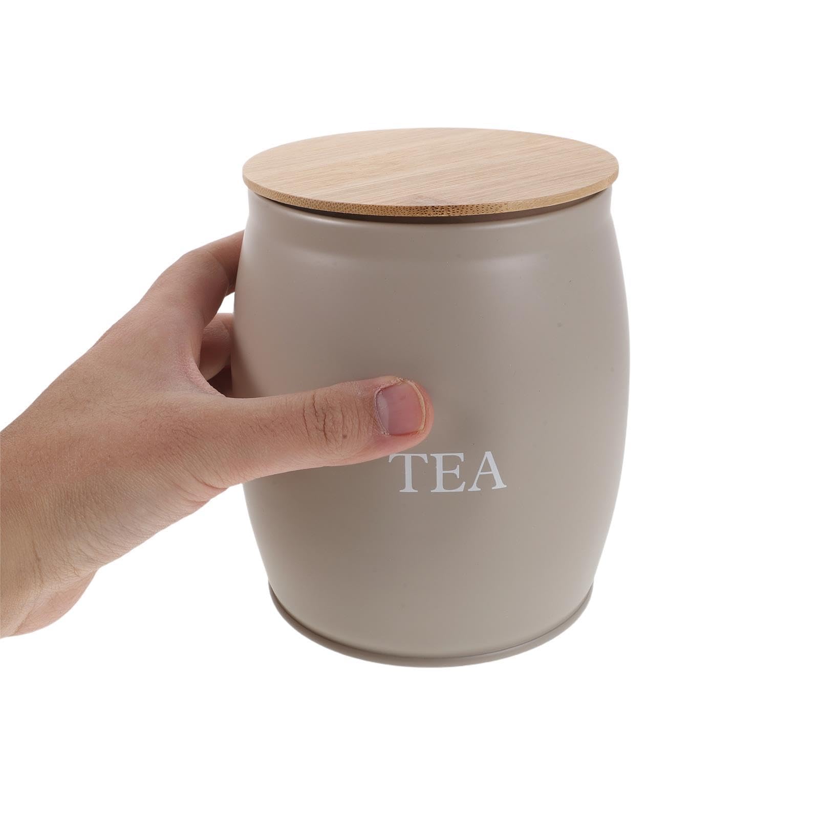 TOYANDONA 3-teiliges Vorratsdosen-Set mit Deckel für die Küchenarbeitsplatte, Lebensmittelbehälter, stapelbare Aufbewahrungsboxen, luftdichte Behälter für Zucker, Tee und Kaffee, 15 x 12,5 x 12,5