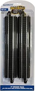 Bachmann Trains Snap-fit E-z Track 9 Inch Straight Track | Meses sin interés