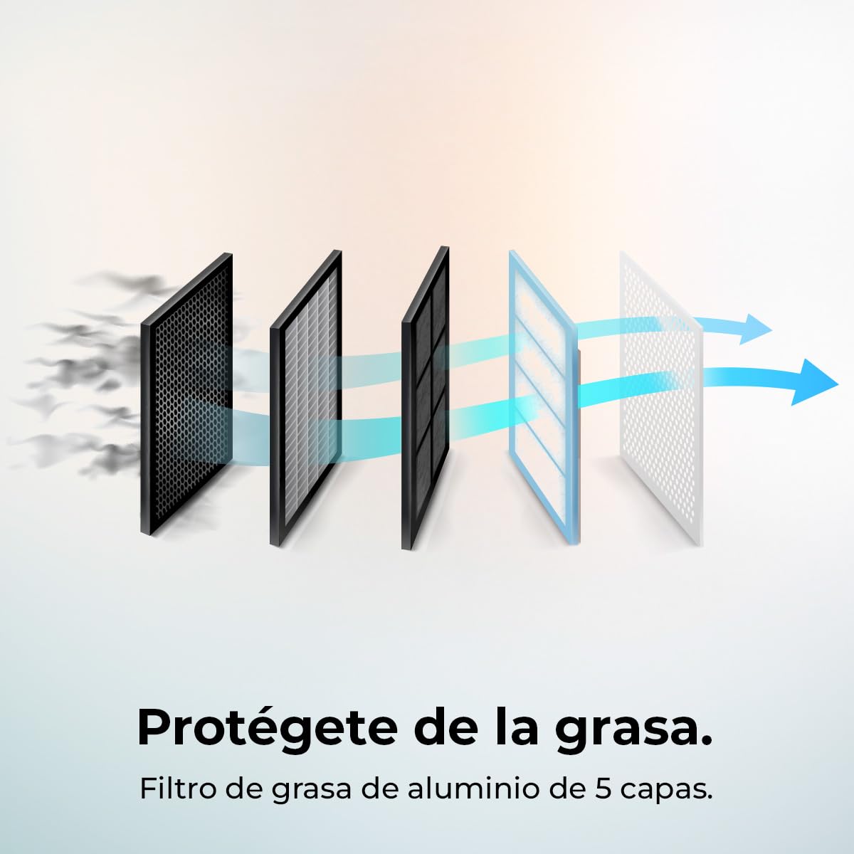 Cecotec Campana Extractora Decorativa 60Cm Bolero Flux Dt 608010 Glass White A++. Acabado Vidrio Blanco, Chimenea Inox, Succión 800M3/H, Motor 210W, Apertura Automática, Filtro Carbono