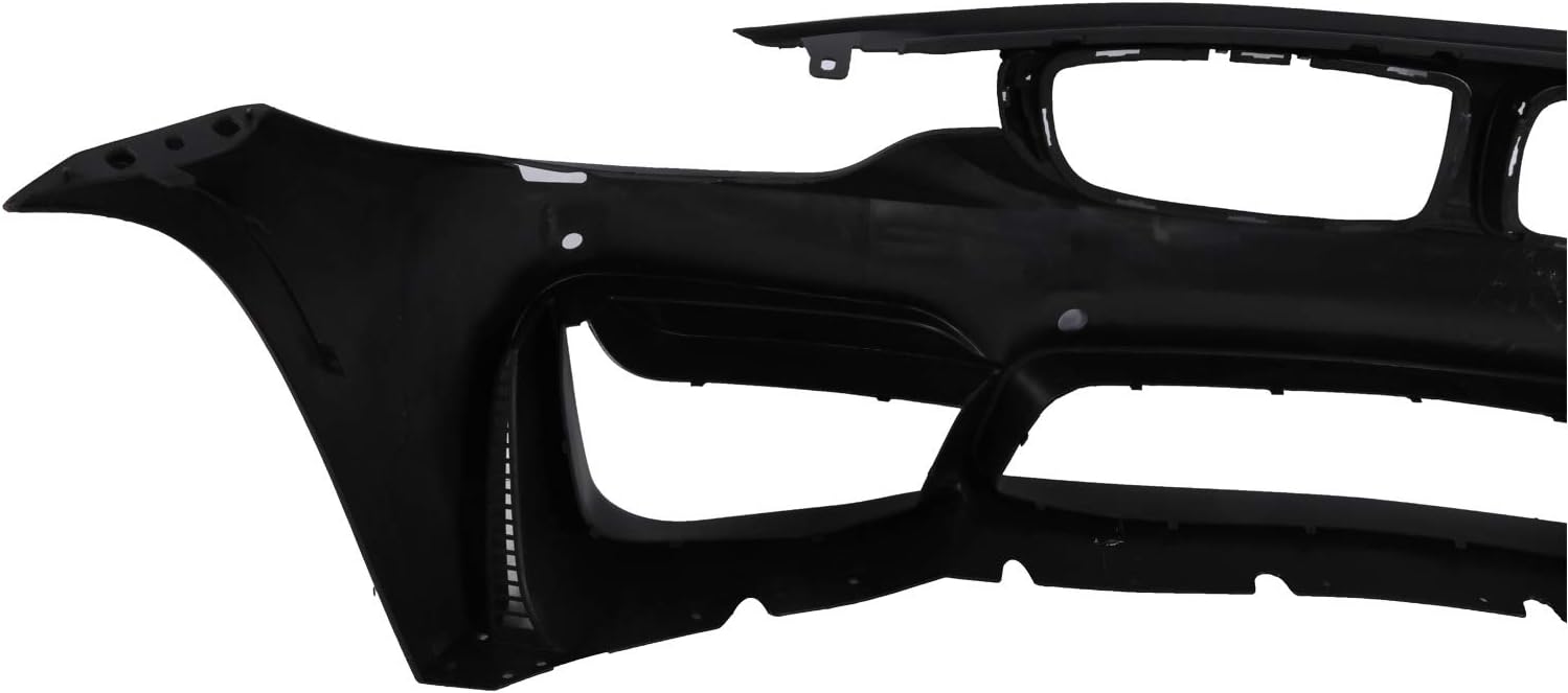 PENSUN M4 Style Front Bumper Cover W/PDC Holes W/O Fog Light Holes Fit for BMW F32 F33 F36 4 Series 2014-2019(Not Fit M3 M4 Vehicle)