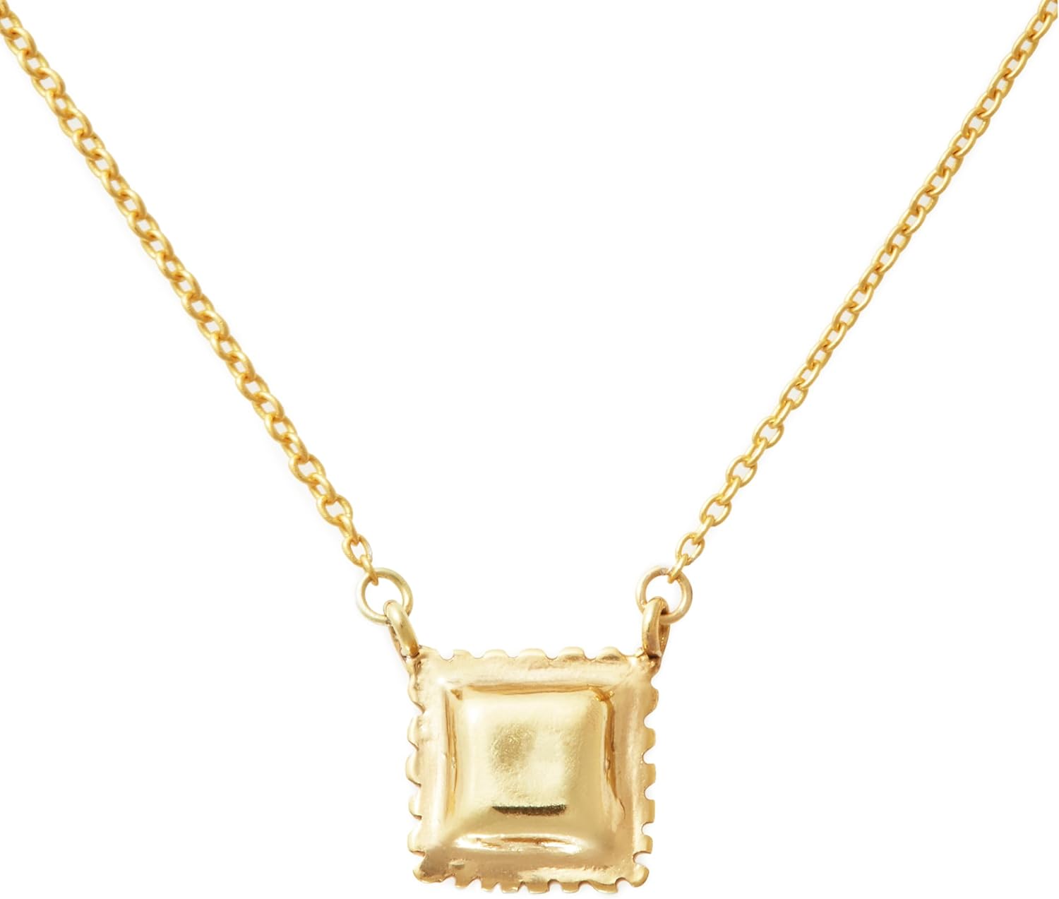 Delicacies Ravioli Pasta Necklace, Food Jewelry for Food Lovers, Chefs, Cooks and Epicureans, Al Dente Collection