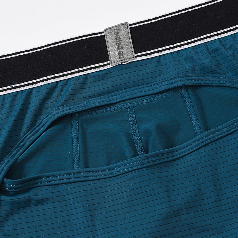 Bóxer de tiro bajo para hombre con bolsa bulge delantera transpirable 3