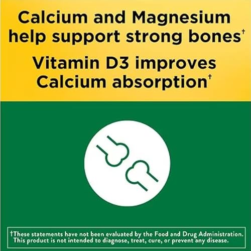 Miniatura 4 de Nature Made Suplemento D3 de calcio, magnesio y zinc, 300 tabletas de suplemento de minerales múltiples  Suplemento de magnesio y calcio y zinc