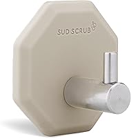 Vista 9 de Sud Scrub® Gancho de ducha antimicrobiano, ganchos autoadhesivos para pared de ducha, ganchos de pared extraíbles resistentes, ganchos para colgar